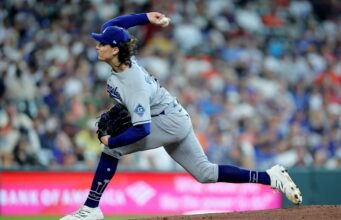 RHP Tyler Glasnow (costas) foi eliminado na vitória dos Dodgers sobre os Marlins.