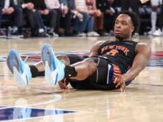 A presença de OG Anunoby está em perigo, já que os Knicks tentam ter uma vantagem de 3 a 0 sobre os 76ers