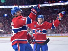 “Os Canadiens derrotaram os Sabres no Jogo 3 e assumiram a liderança da série” .