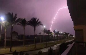 Tempestade de sábado: trovões e ventos empoeirados atingindo grandes áreas do Reino