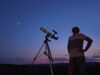 Não espere pela lua cheia: é aqui que a lua é melhor vista através de binóculos