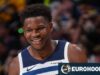 Anthony Edwards é questionável enquanto Gobert e Wembanyama se enfrentam.