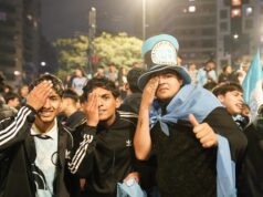 Milhares de torcedores do campeão Belgrano tomaram as ruas da capital provincial