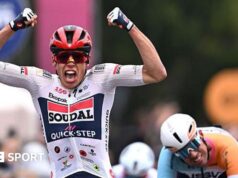 Giro d’Italia: Paul Magnier vence a etapa de abertura após o caos do acidente de sprint