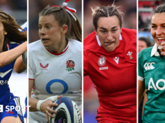 Seis Nações Femininas 2026: Quem faz parte da equipe do torneio da Opta?