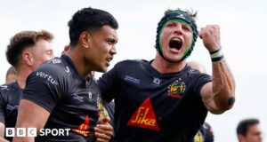 The Prem: Exeter 35-12 Bath: Os campeões perderam a chance de chegar ao topo depois de perder para os Chiefs.