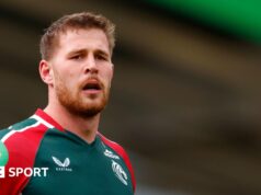 Leicester Tigers: Freddie Steward faz uma cirurgia no polegar.