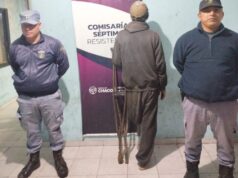 Eles prendem um homem deficiente por roubar um celular no Chaco