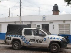 Eles prenderam um casal depois de tentarem roubar um galpão da polícia em Jujuy