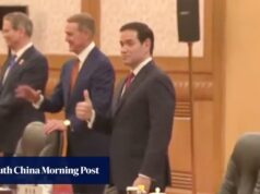Enquanto Trump reformava a Casa Branca, Rubio destruiu o luxuoso teto do Salão de Pequim