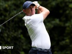 Rory McIlroy acertou 70 no primeiro round em Quail Hollow no Truist Championship