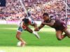 Os Dragões encerraram uma seqüência de 15 derrotas consecutivas com uma vitória por 30-26 sobre os campeões.