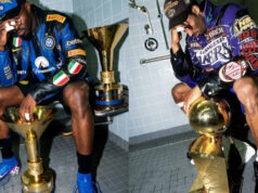 Homenagem de Marcus Thuram a Kobe Bryant após vencer o Scudetto com o Inter