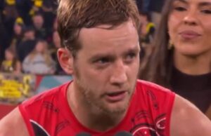 Crowd space Essendon star ganhou o melhor prêmio no terreno