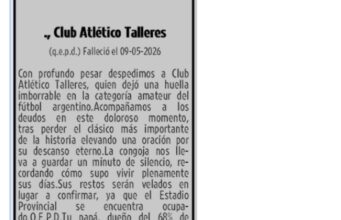 Belgrano zombou de Talleres com mensagem fúnebre após vencer o clássico, gerando polêmica nas redes sociais