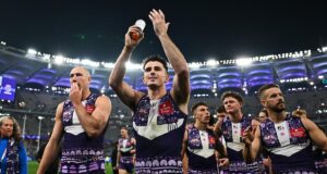 O técnico do Fremantle Dockers, Justin Longmire, quebrou o recorde do clube de vitórias consecutivas e diz que isso não significa nada.