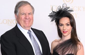 Bill Belichick e Jordon Hudson participam do Kentucky Derby de 2026: fotos