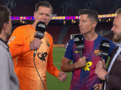 Ele é um gênio: Szczesny trolls dois jornalistas em meio a entrevista com Lewandowski