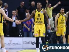 AEK – Aris 102-99: Conseguiu uma partida de “suspense” com o Olympiacos.