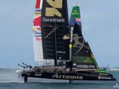 O proprietário da celebridade Ryan Reynolds junta-se às corridas SailGP