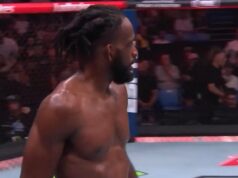 O australiano capturou um momento polêmico do UFC