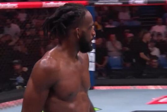 O australiano capturou um momento polêmico do UFC