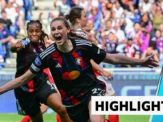 Liga dos Campeões Feminina: Lyon 3-1 Arsenal (4-3 AGG) – Destaques
