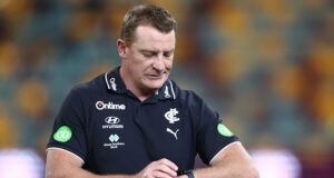 O rei dos caça-níqueis e Carlton Power Broker, Bruce Mathieson, pediu mais mudanças no Blues depois que Michael Voss deixou o cargo.
