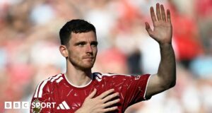 Andy Robertson está perto de ingressar no Tottenham depois de deixar o Liverpool.