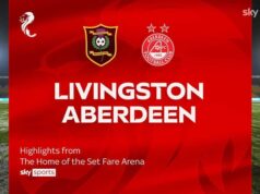 Livingston 2 x 2 Aberdeen