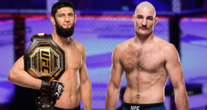 Dana White revela que Khamzat Chamayo está implorando por uma revanche com Sean Strickland.