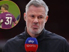 Jamie Carragher elogia Antonin Kinsky após o heroísmo em Leeds