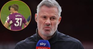 Jamie Carragher elogia Antonin Kinsky após o heroísmo em Leeds