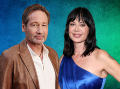 Catherine Bell compartilha sua foto de ‘momento fã’ com David Duchovny