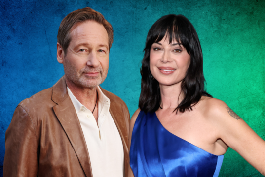 Catherine Bell compartilha sua foto de ‘momento fã’ com David Duchovny
