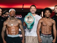Eddie Hearn antecipou a plataforma de lançamento texana de Raymond Ford.