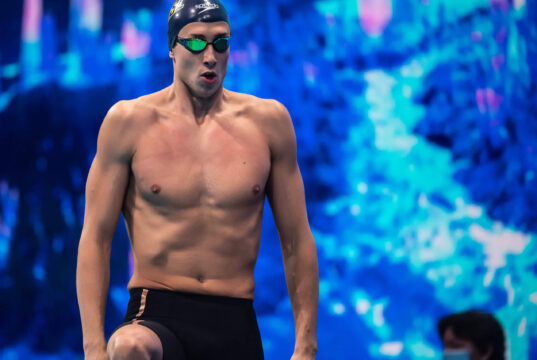 Kristian Gkolomeev vai abaixo do WR em 50 livres