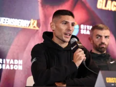 Cristobal Llorente subiu para o primeiro lugar no ranking dos penas do WBC.
