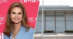 Maria Shriver comemora a decisão da justiça no Kennedy Center no aniversário de Kennedy