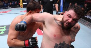 Tai Tuivasa deduziu um ponto por uma rebatida tardia na derrota desigual para Louie Sutherland