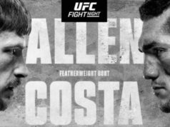 UFC Vegas 117: Arnold x Costa – Resultados preliminares e destaques