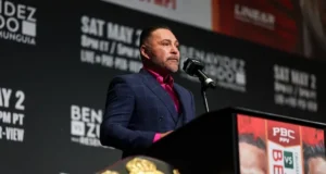 Oscar De La Hoya diz que está trabalhando com Virgil Ortiz Jr.
