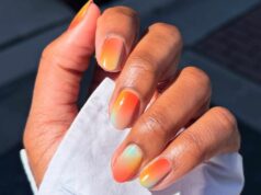 21 looks vibrantes de unhas de Gêmeos, de Sunrise Ombres a estilos Vivid Halo