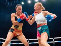 Stephanie Hahn está aproveitando o conforto de casa para promover Holly Holm.