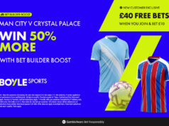 Ganhe £ 40 em apostas grátis com BOYLE Sports, mais 50% de ganhos extras
