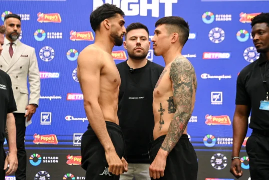 Adam Great e Steve Claggett perdem peso para o confronto de Wembley.