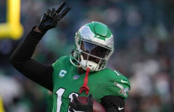 Divisão AJ Brown-Eagles: detalhes do contrato, prazo de negociação e locais de pouso