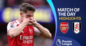 O Arsenal venceu o Fulham e ficou seis pontos à frente do Man City.