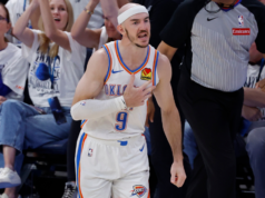 Alex Caruso, do Thunder, defendendo um caso sem precedentes para o MVP das Finais da Conferência Oeste