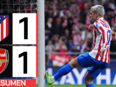 Atlético de Madrid 1-1 Arsenal: Resumo e gols | Liga dos Campeões (Finais Regionais, Primeira Liga)